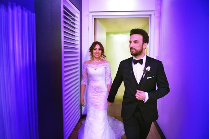 Tarkan düğününden fotoğraflar paylaştı!