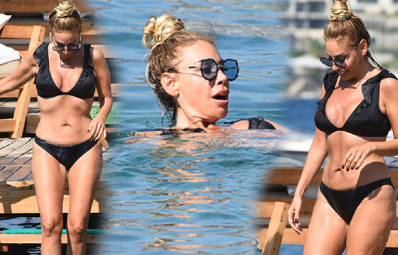 O da bikinili yakalandı