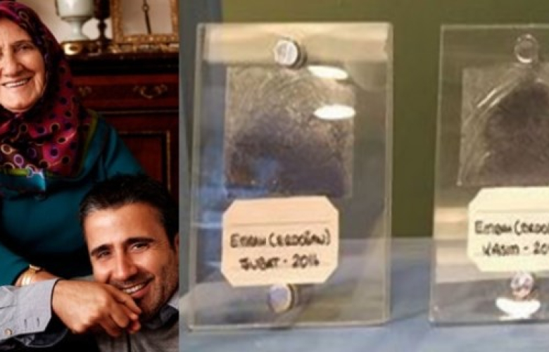 Küçük Emrah'ın saçlarını çerçeveletip saklıyor!