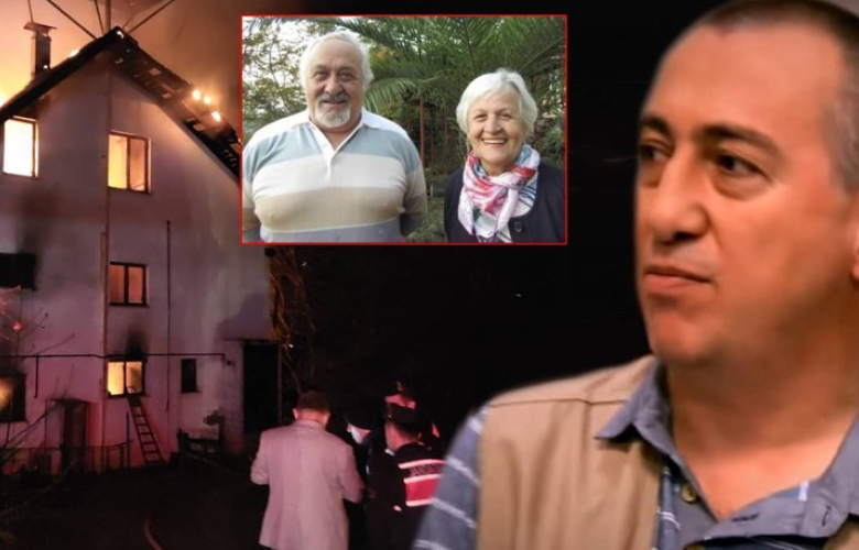 Babası ve üvey annesi yangında vefat etti