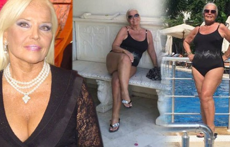 80 yaşındaki Gönül Yazar'dan mayolu poz!