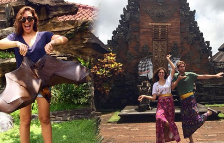 Özge Borak ve sevgilisi Berkay Tahmaz&#039;ın Bali tatili!