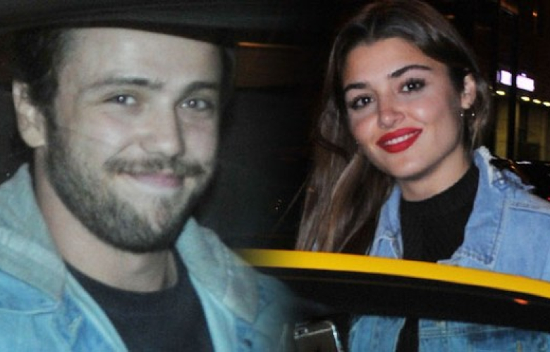 Eski partnerler, Hande Erçel ile Tolga Sarıtaş birlikte eğlendi!