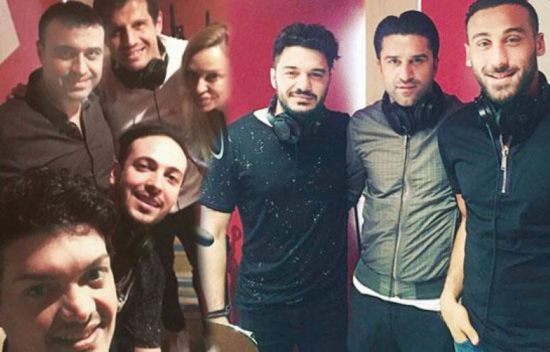 Ünlü popçularla futbolcular aynı albümde buluşuyor