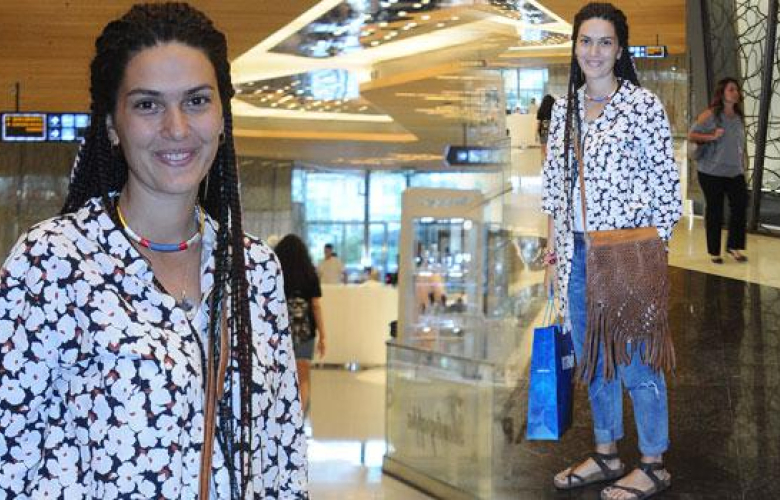 Bergüzar Korel ince ördürdüğü saçlarıyla dikkat çekti