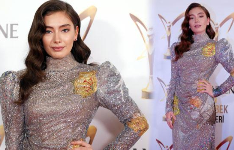 Neslihan Atagül'ün 12 kiloluk elbisesi