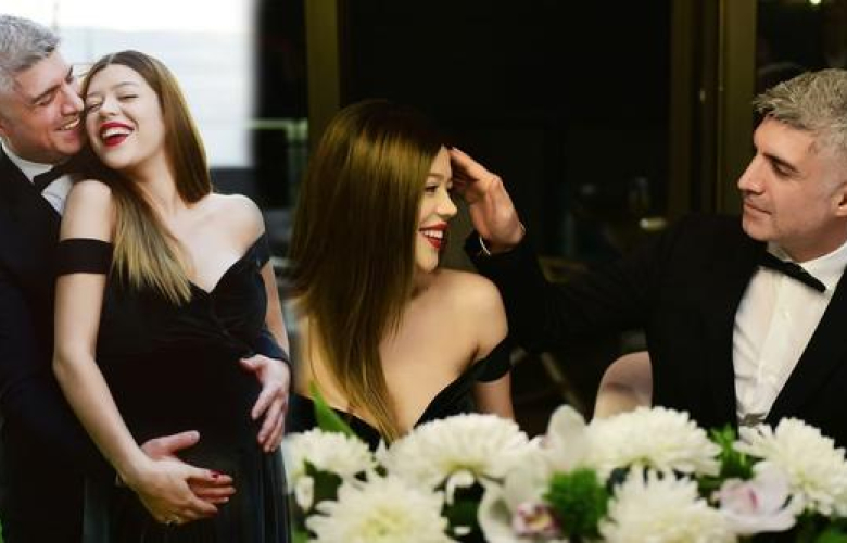 Özcan Deniz’den eşine jest