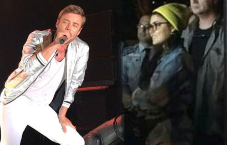 Hande Erçel sevgilisi Murat Dalkılıç'ı böyle izledi