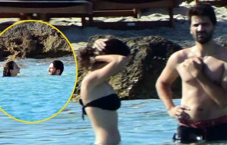 Kaan Urgancıoğlu ile sevgilisi Zeynep Oynak'ın deniz keyfi
