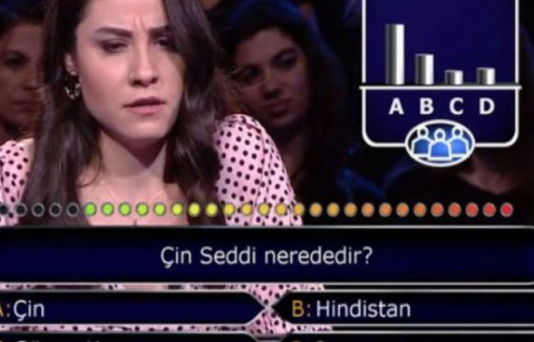 'Kim Milyoner Olmak İster'deki 'Çin Seddi' olayı reklam mı?