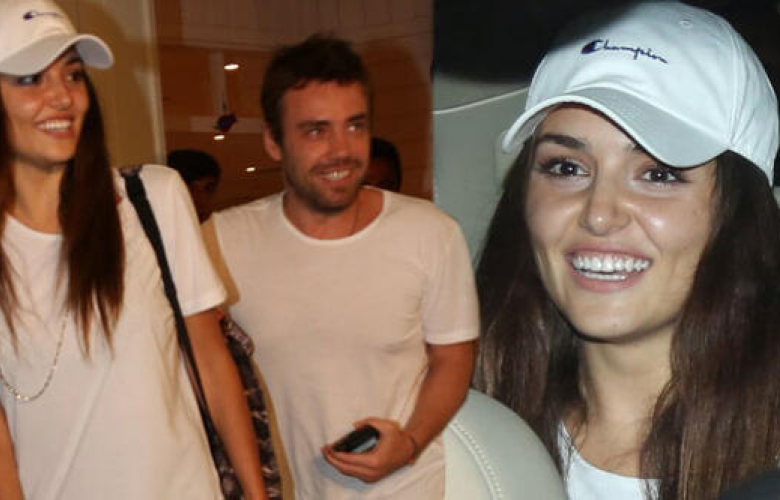 Hande Erçel ve Murat Dalkılıç'ın dört saatlik yemeği ...