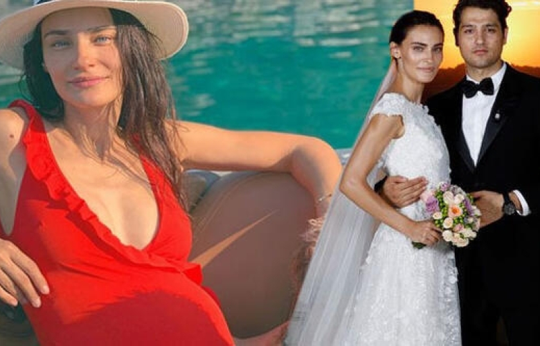 Saadet Işıl Aksoy'dan hamile pozu!