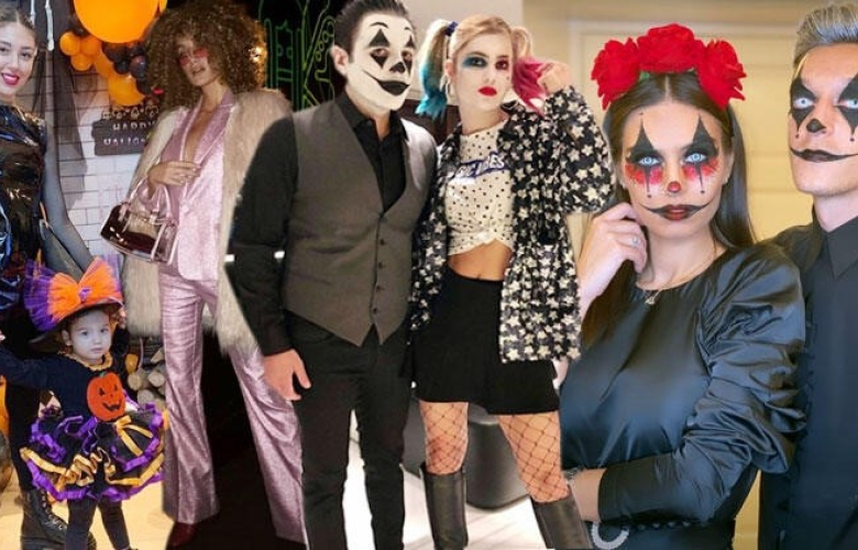 Ünlülerden Cadılar Günü paylaşımları 