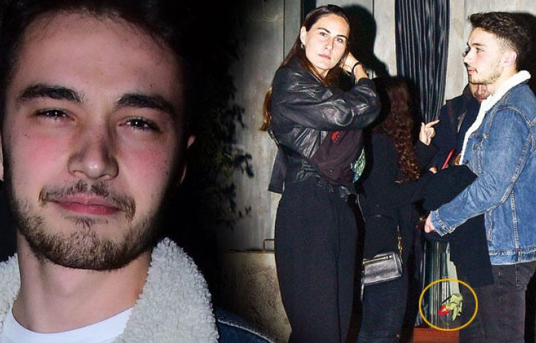 Burak Dakak sevgilisi ile görüntülendi... Mahcup delikanlı! 