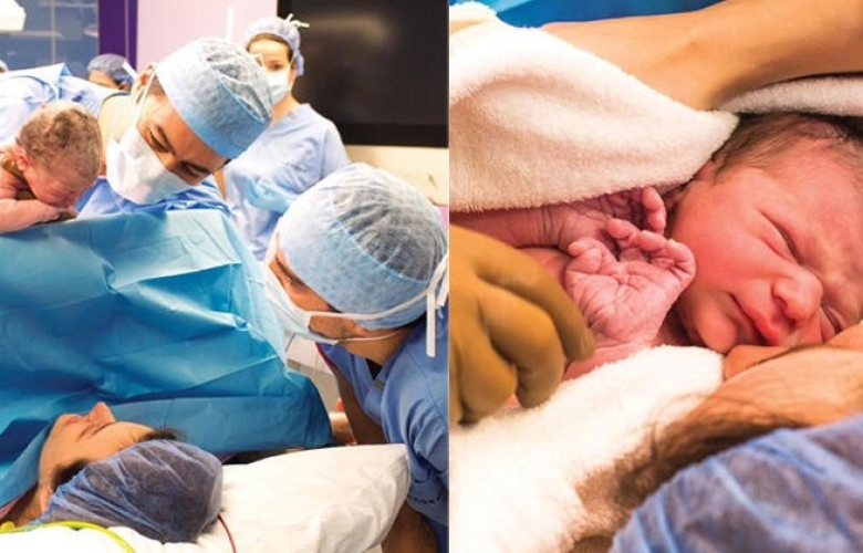 İbrahim- Mihre Çelikkol bebekleri Ali'ye böyle kavuşmuş... 