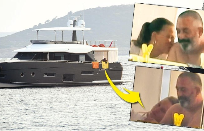 Cem Yılmaz ile Serenay Sarıkaya'nın romantik anları: Omuzdan öpücük