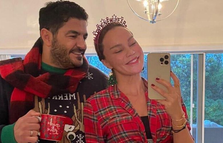 Ebru Şallı-Uğur Akkuş çifti yeni yılı ABD'de karşıladı