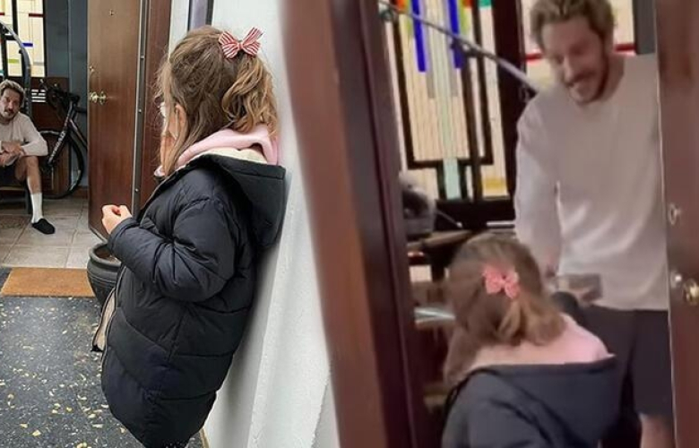 Uraz Kaygılaroğlu'nun kızı Ada ile buluştuğu anlar duygulandırdı