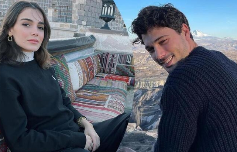 Hafsanur Sancaktutan ile Deniz Can Aktaş'ın romantik Kapadokya tatili