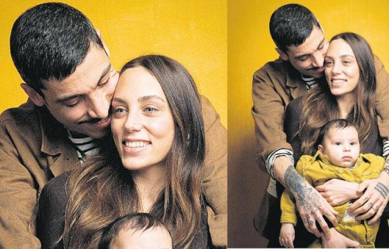 Can Bonomo ve Ezgi Karayel, Roman'la poz verdi