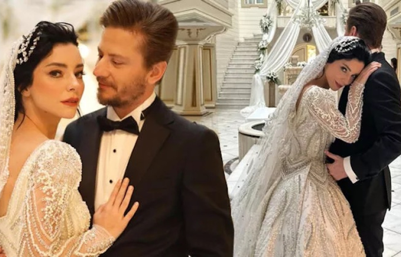 Merve Boluğur ve Mert Aydın evlendi