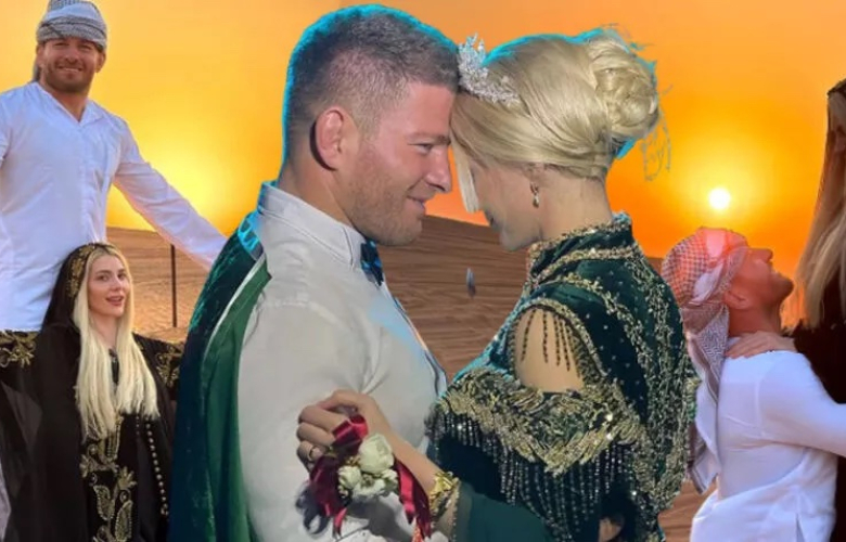 İlayda Şeker ve İsmail Balaban'dan çölde balayı pozları