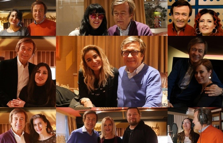 Erol Evgin'in "Altın Düetler"inin ilk stüdyo fotoğrafları ortaya çıktı!