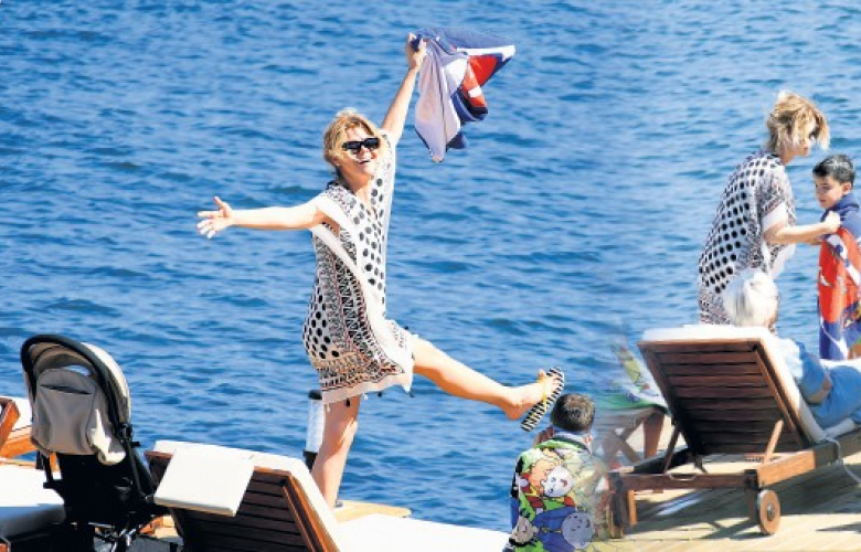 Gülben Ergen Bodrum sezonunu açtı