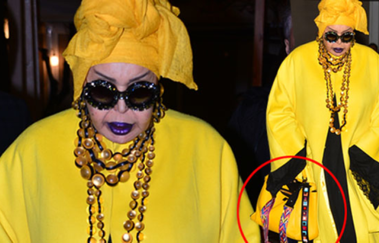 Bülent Ersoy stili! Sadece çantası 55 bin TL