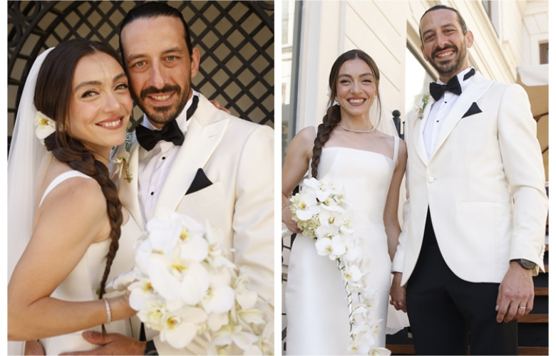 Merve Dizdar evlendi