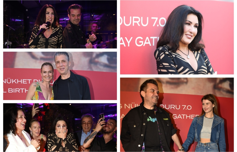 Nükhet Duru 70 yaşına ünlü dostlarıyla girdi