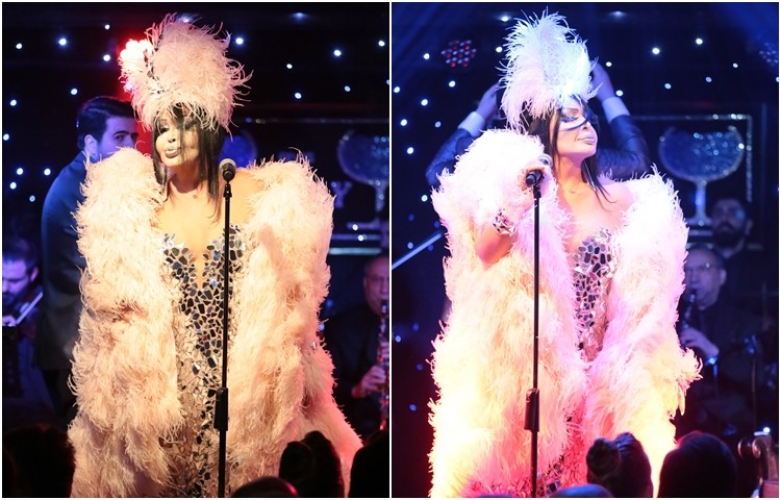 Diva, "servet" değerindeki kıyafetiyle sahneye çıktı! Hem sesi, hem şarkıları, hem kıyafeti konuşuldu!