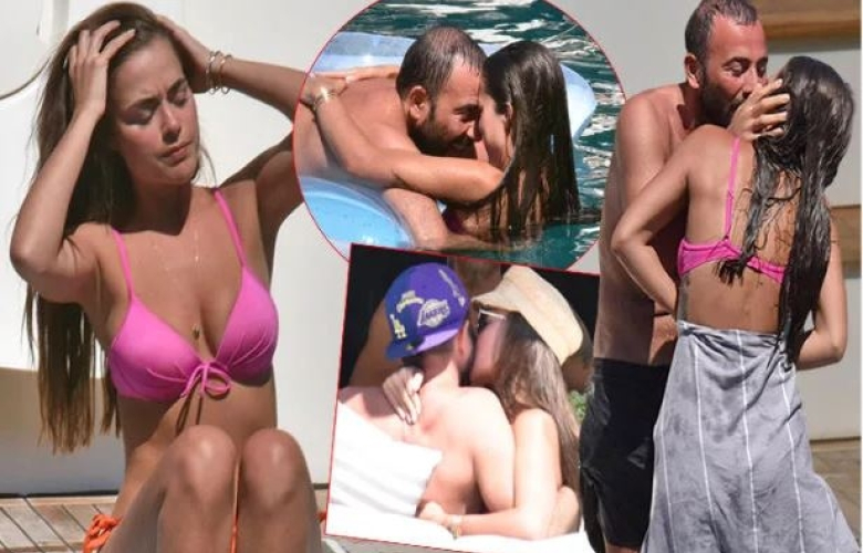 Bensu Soral ile Hakan Baş "Teknede aşka geldiler"