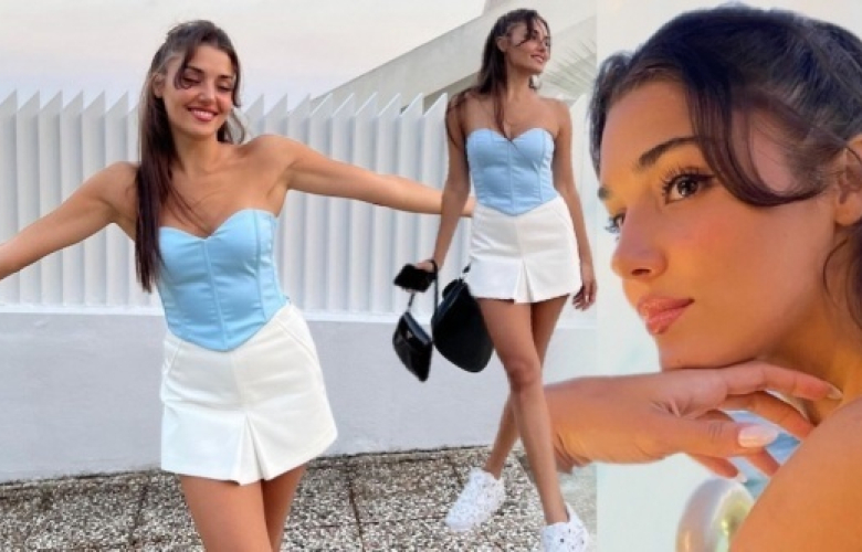 Hande Erçel'den hayranına destek!