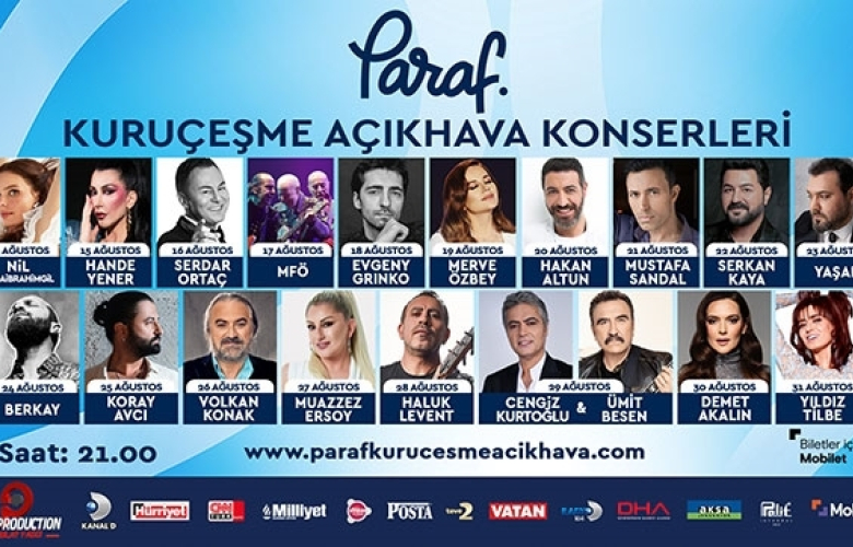 ‘Kuruçeşme Açıkhava Konserleri’ başlıyor... Her şarkı Türkiye için söylenecek!