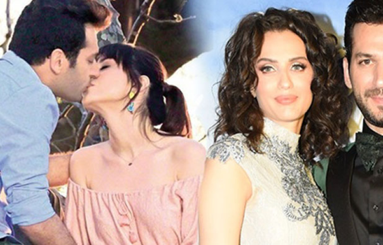 Murat Yıldırım öpüşürken eşi...