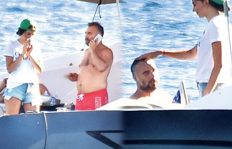 Oktay Kaynarca yeni sevgilisiyle yakalandı