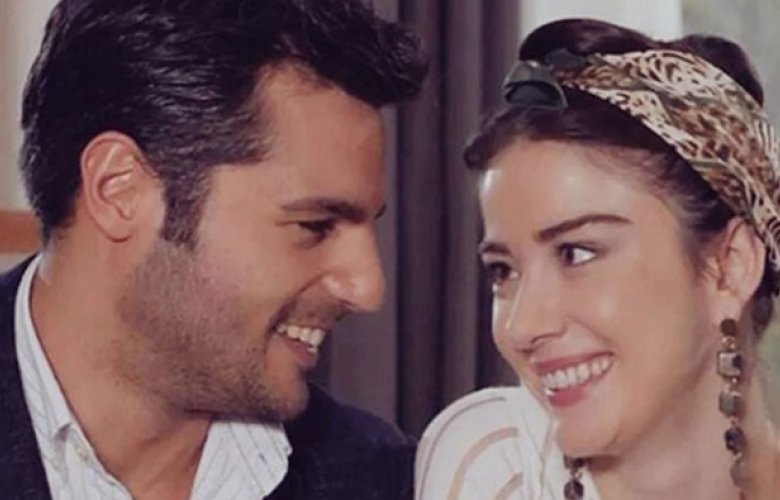 Özge Gürel sevgilisiyle aynı dizide