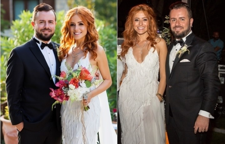 Emre Aydın ve Eda Köksal çiftinin son düğünleri İstanbul'da yapıldı!