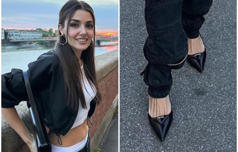 Hande Erçel'in ayakları sosyal medyada gündem oldu! "Bu nasıl ayak?" dediler