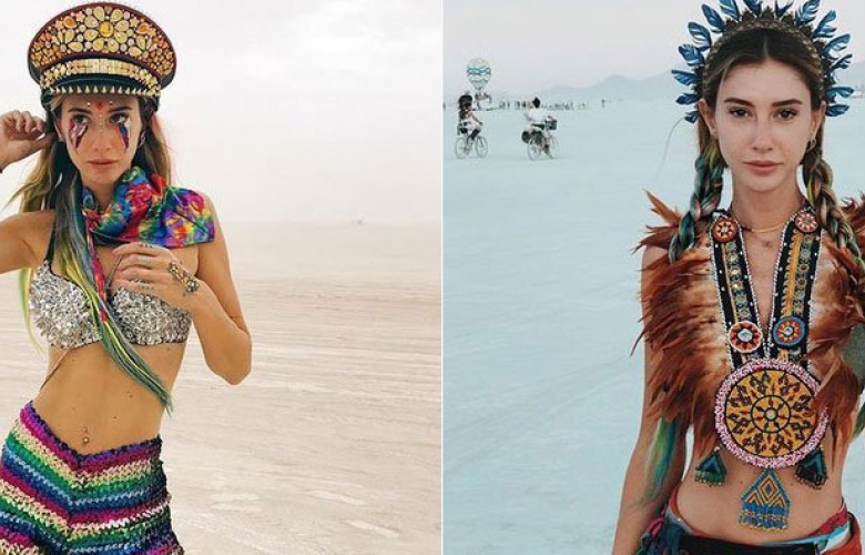 Şeyma Subaşı da “Burning Man” festivaline gitti!