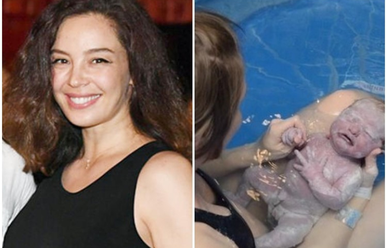 Azra Akın suda doğum yapacak